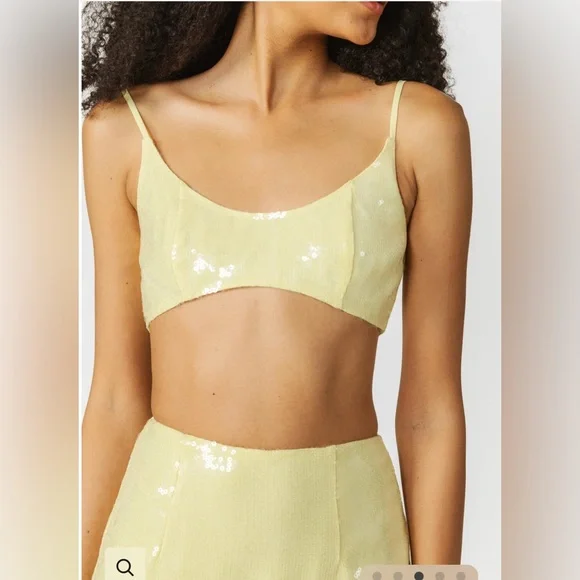 NWT Sau Lee Oksana set popcorn yellow - Picture 2 of 4